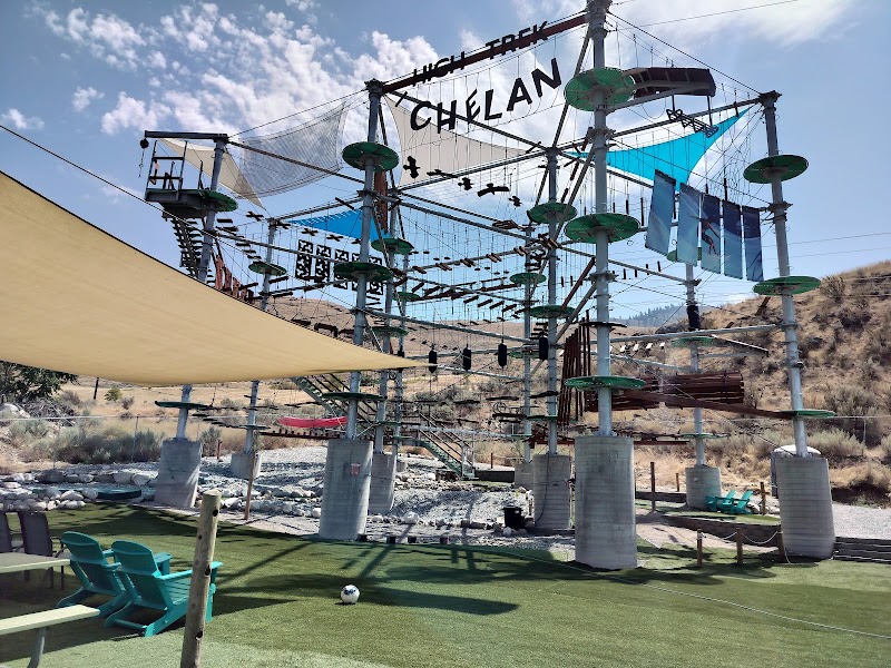 High Trek Chelan Ropes Course & Ziplines at Slidewaters
