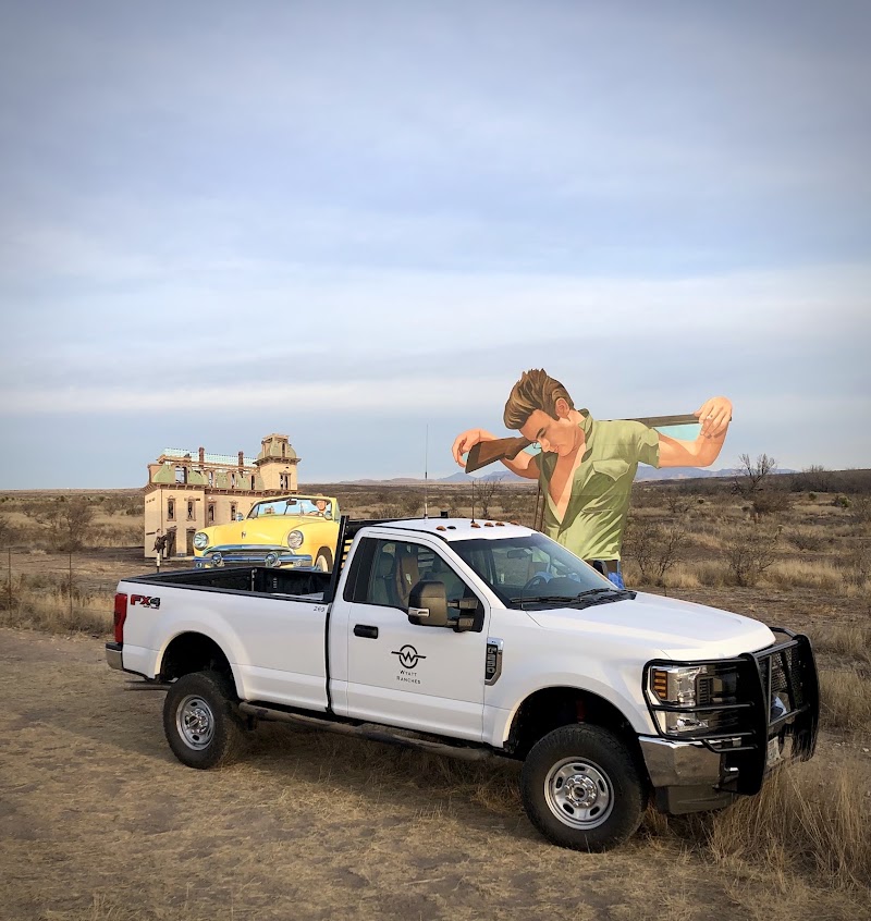 Giant Marfa Mural - Little Reata Division - Wyatt Ranches